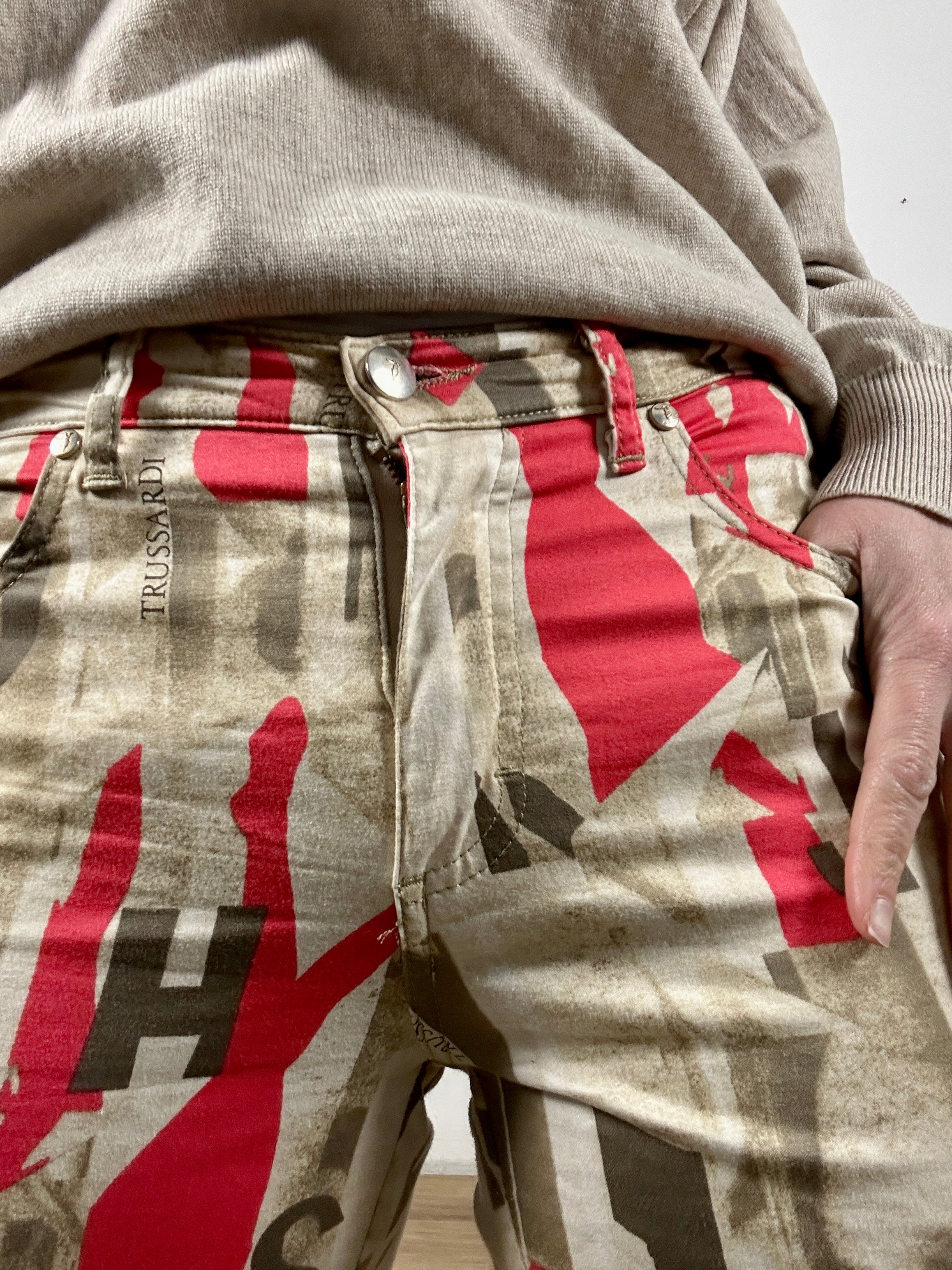 Trussardi pattern pants