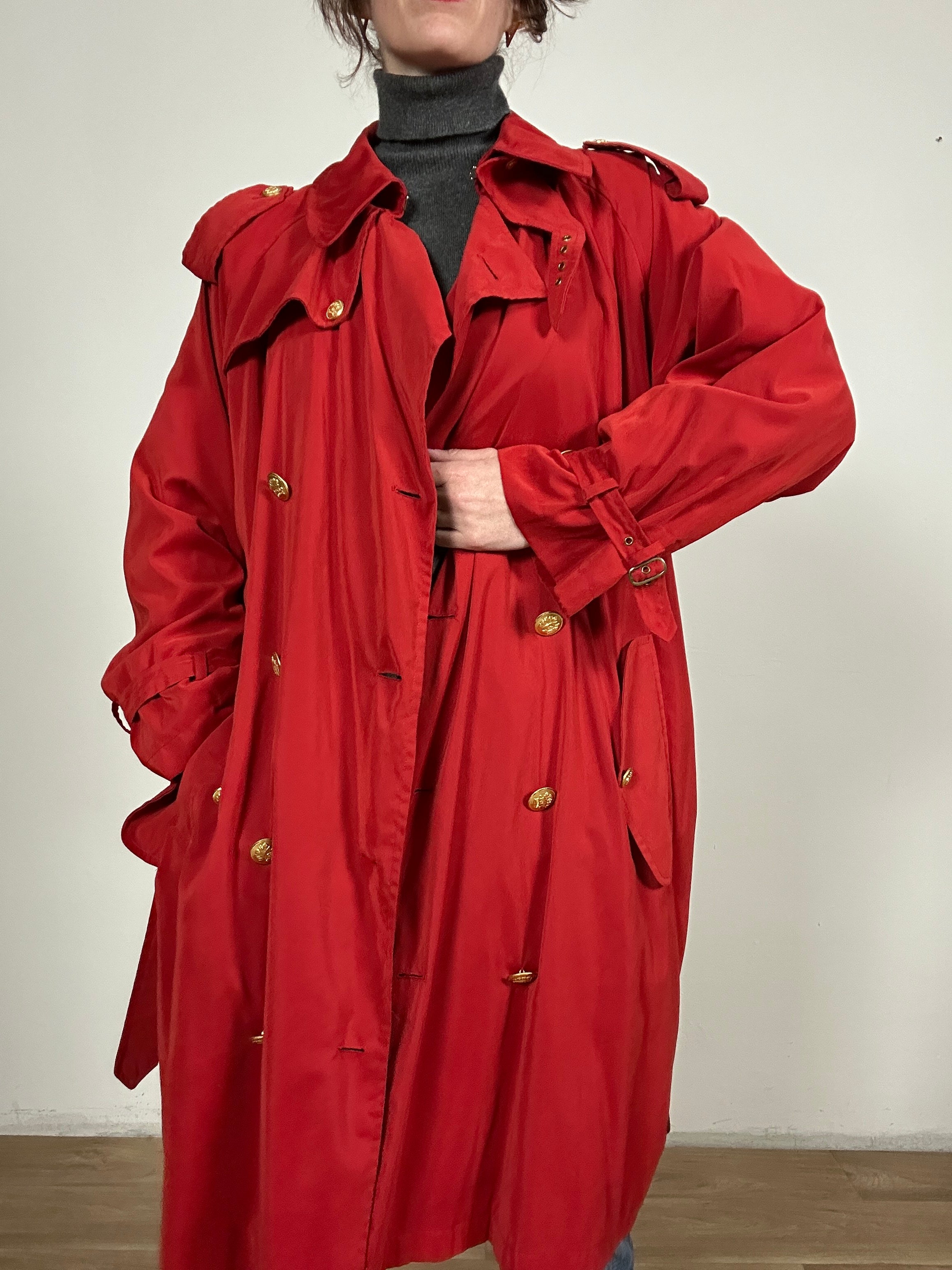 Cherry Ralph Lauren trench