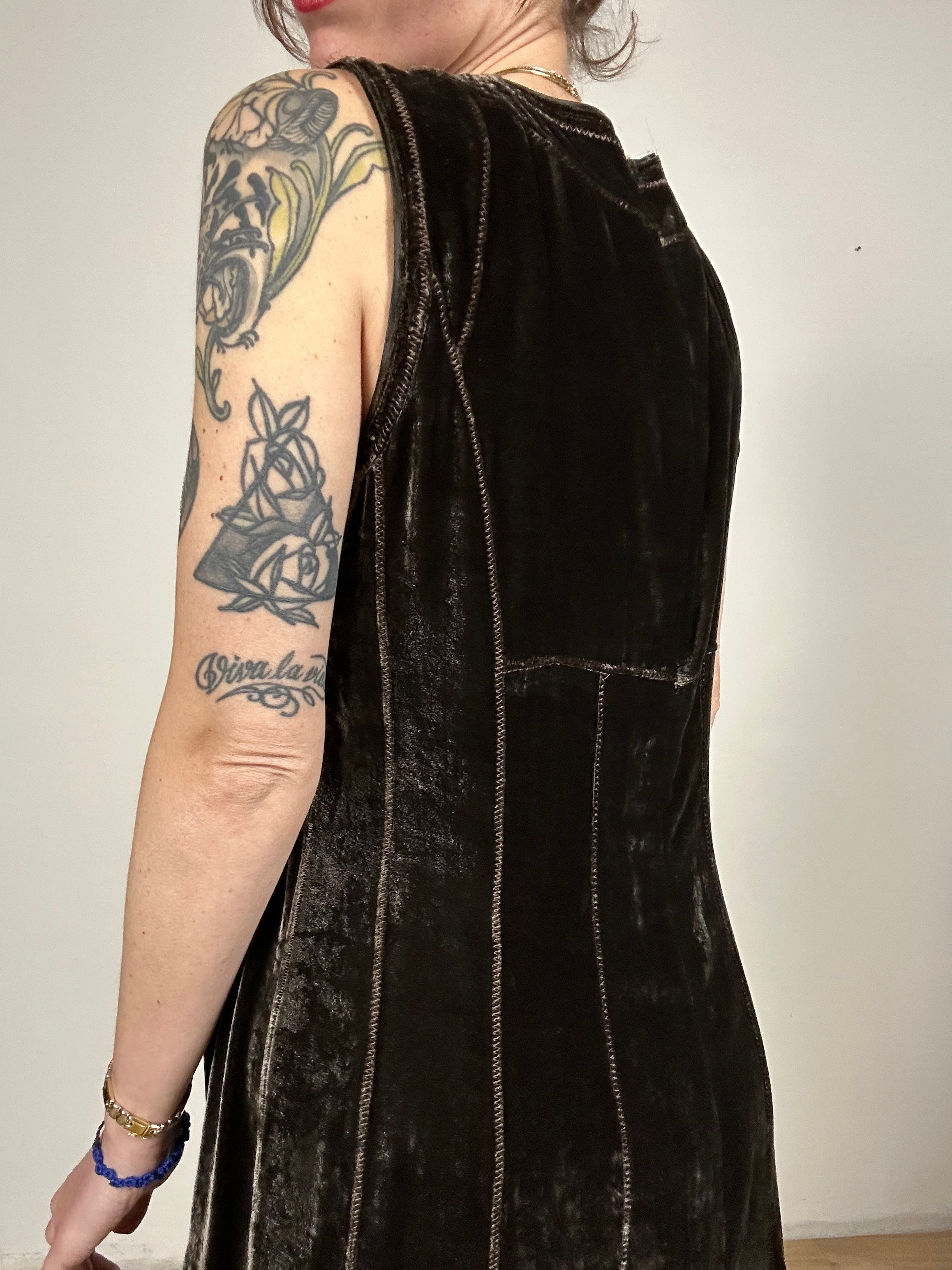 Velvet classy dress