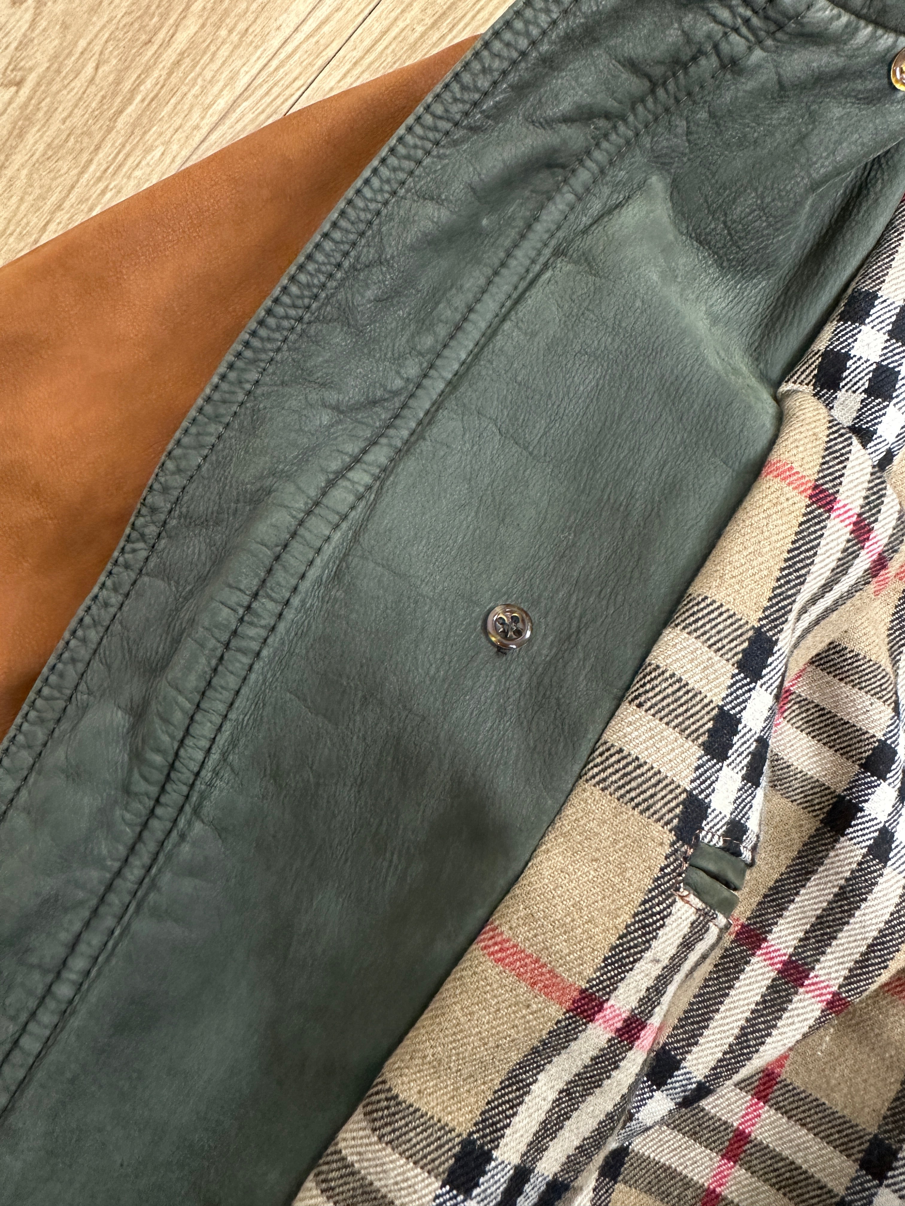 Burberrys’ leather jacket