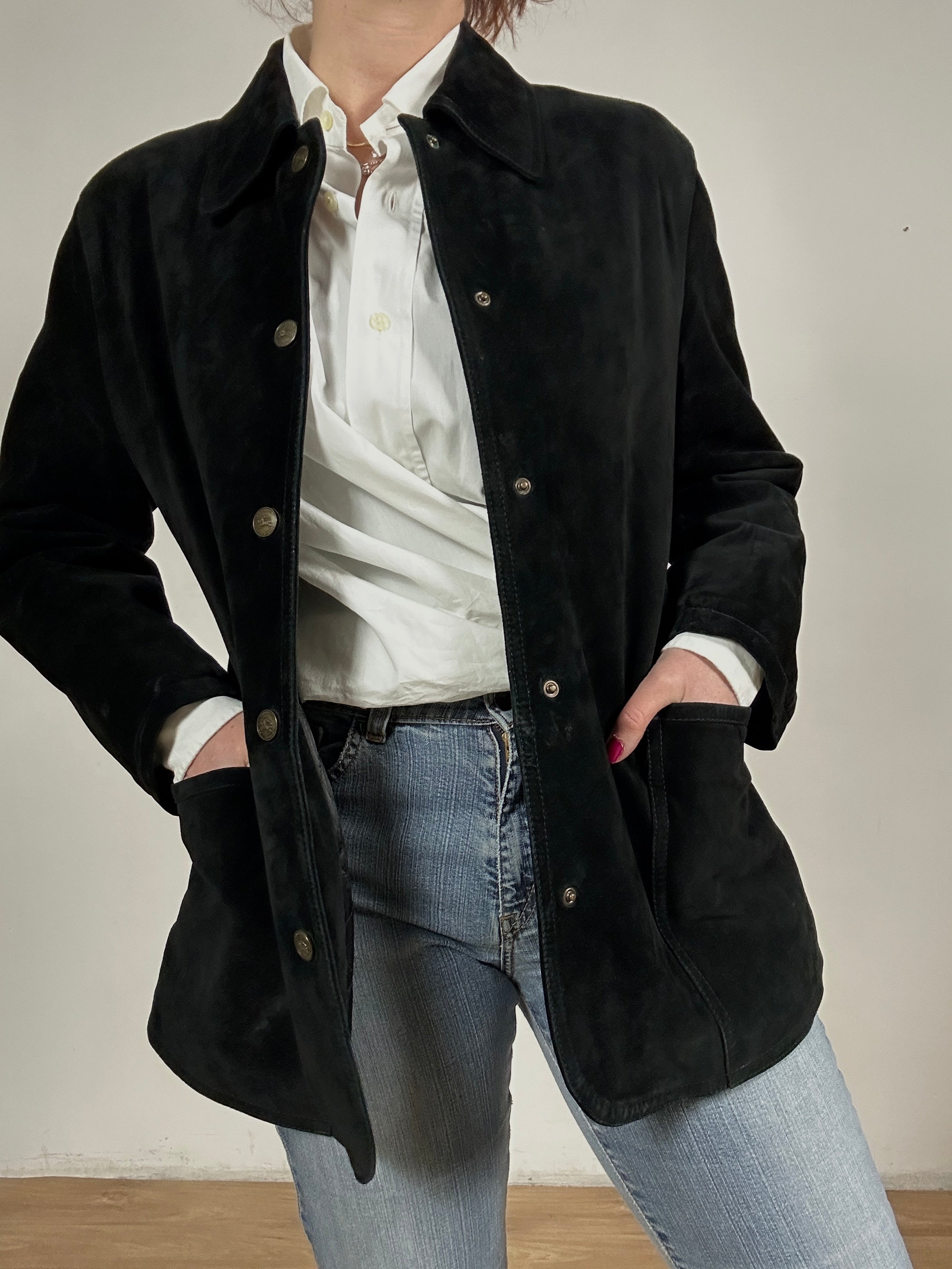 Burberrys suede jacket