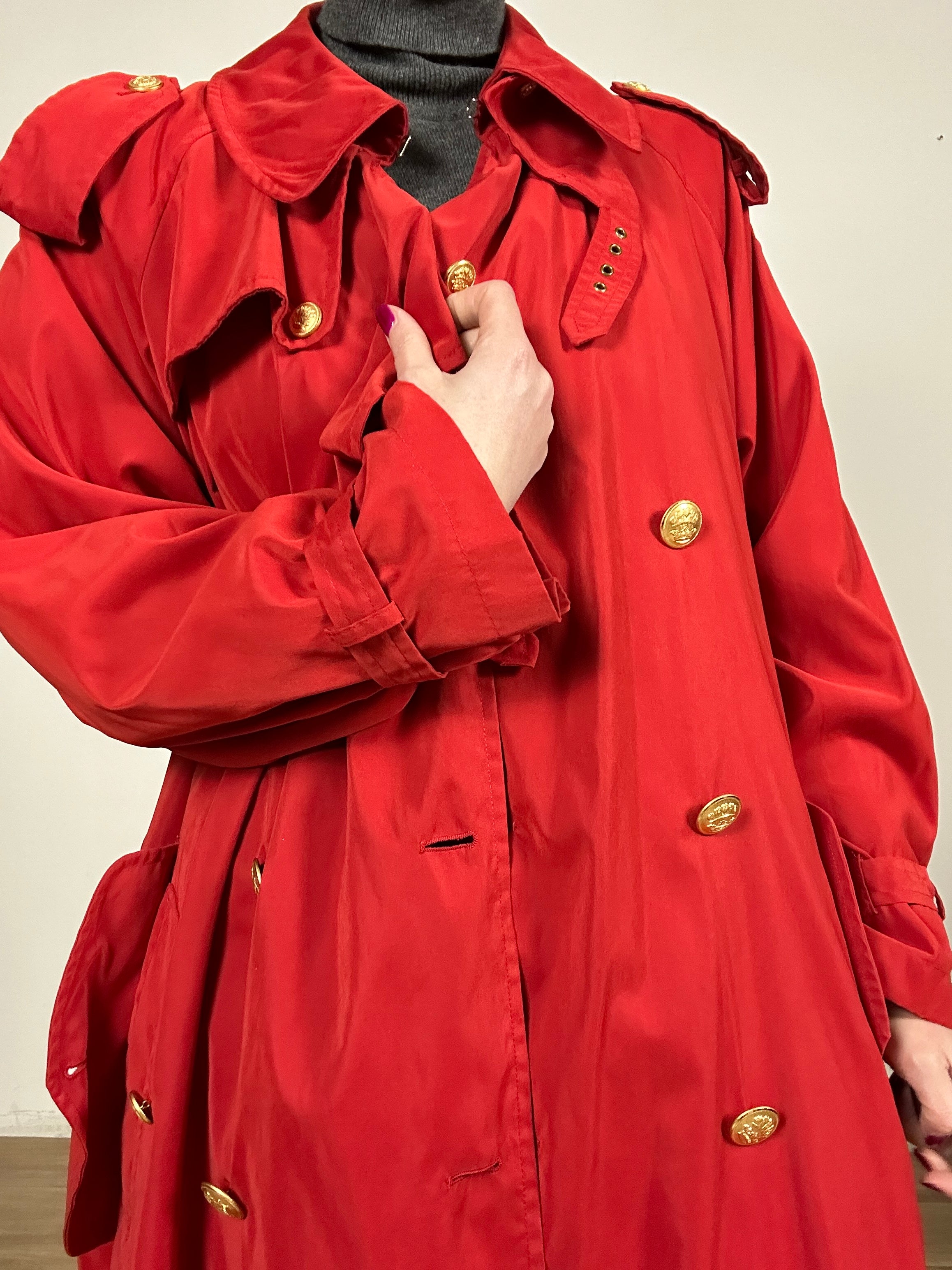Cherry Ralph Lauren trench