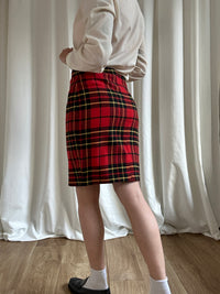 Punk tartan skirt