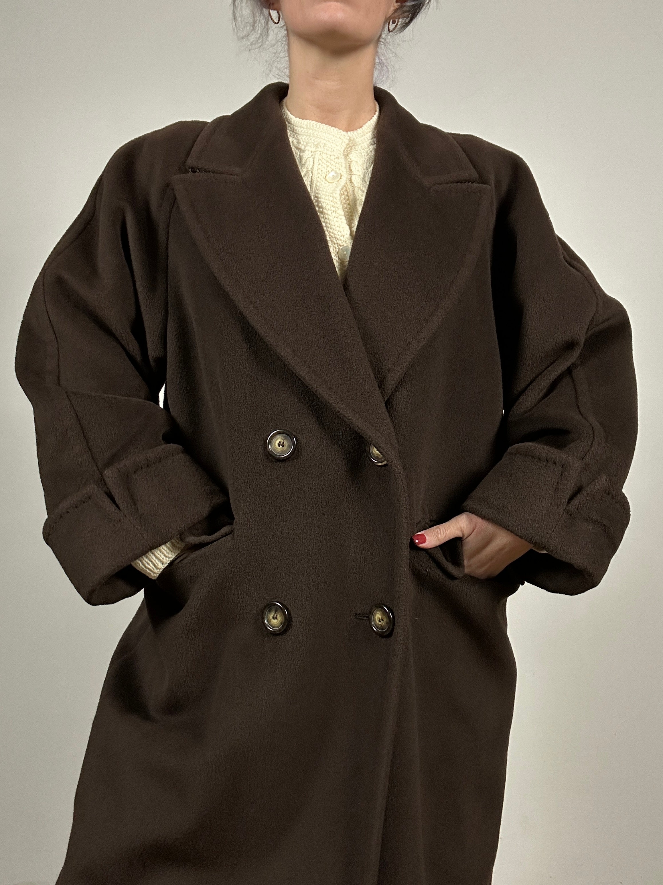 MaxMara chocolate coat