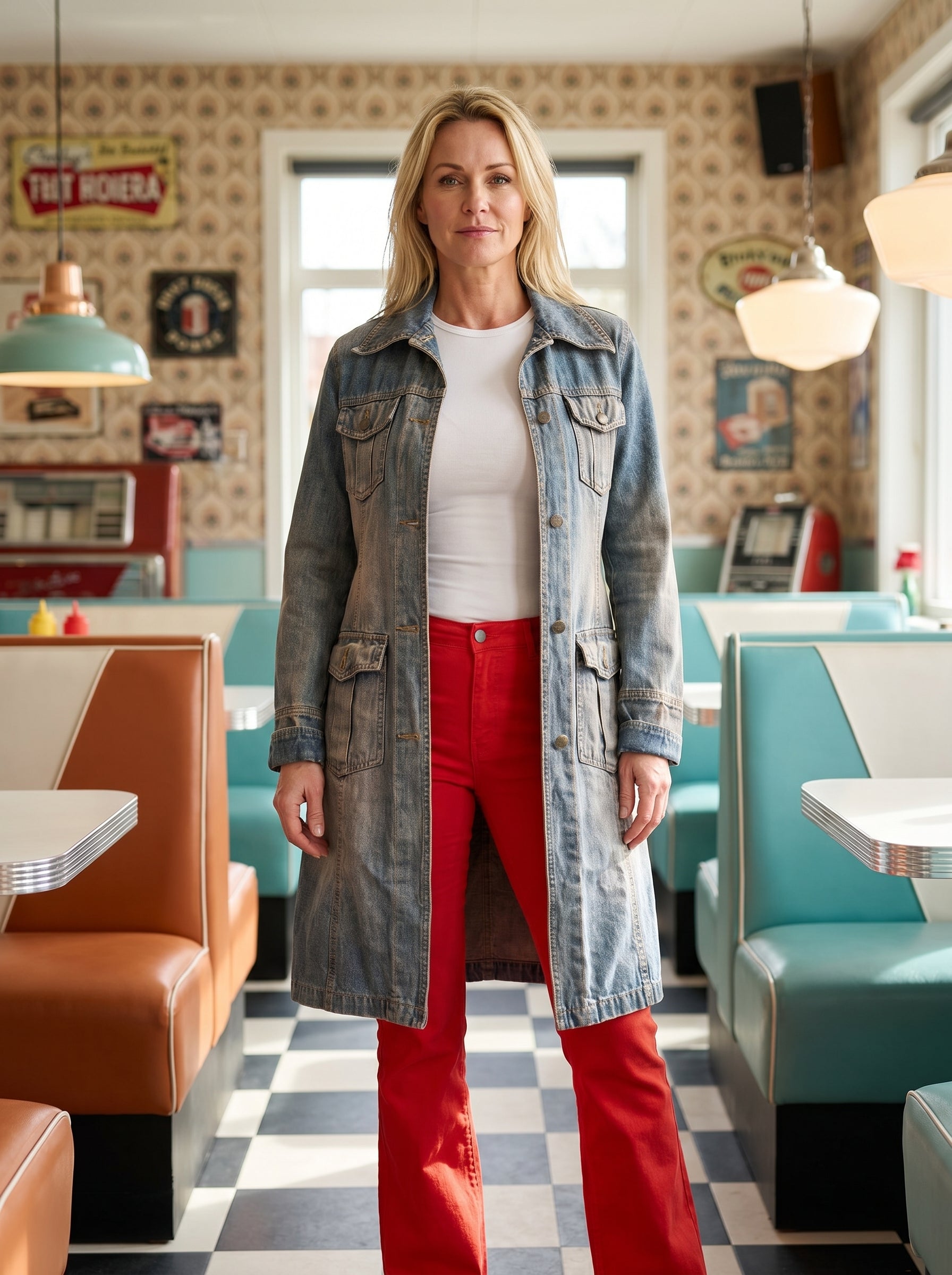 Jeans 90s trench