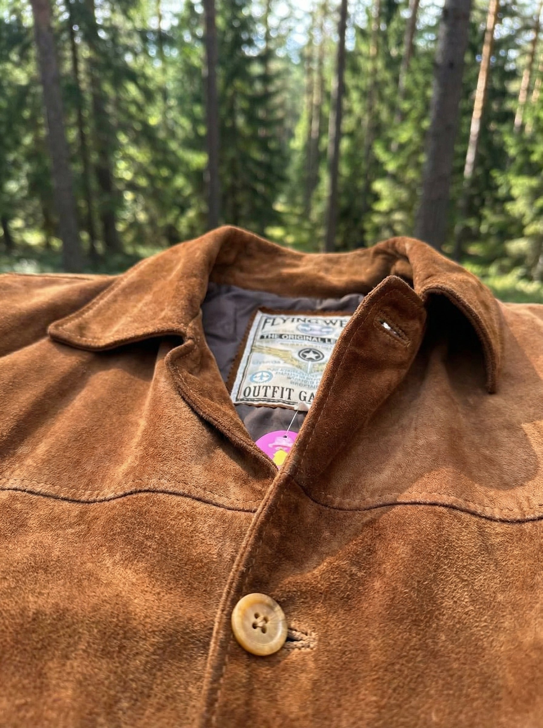 Flying camoscio jacket