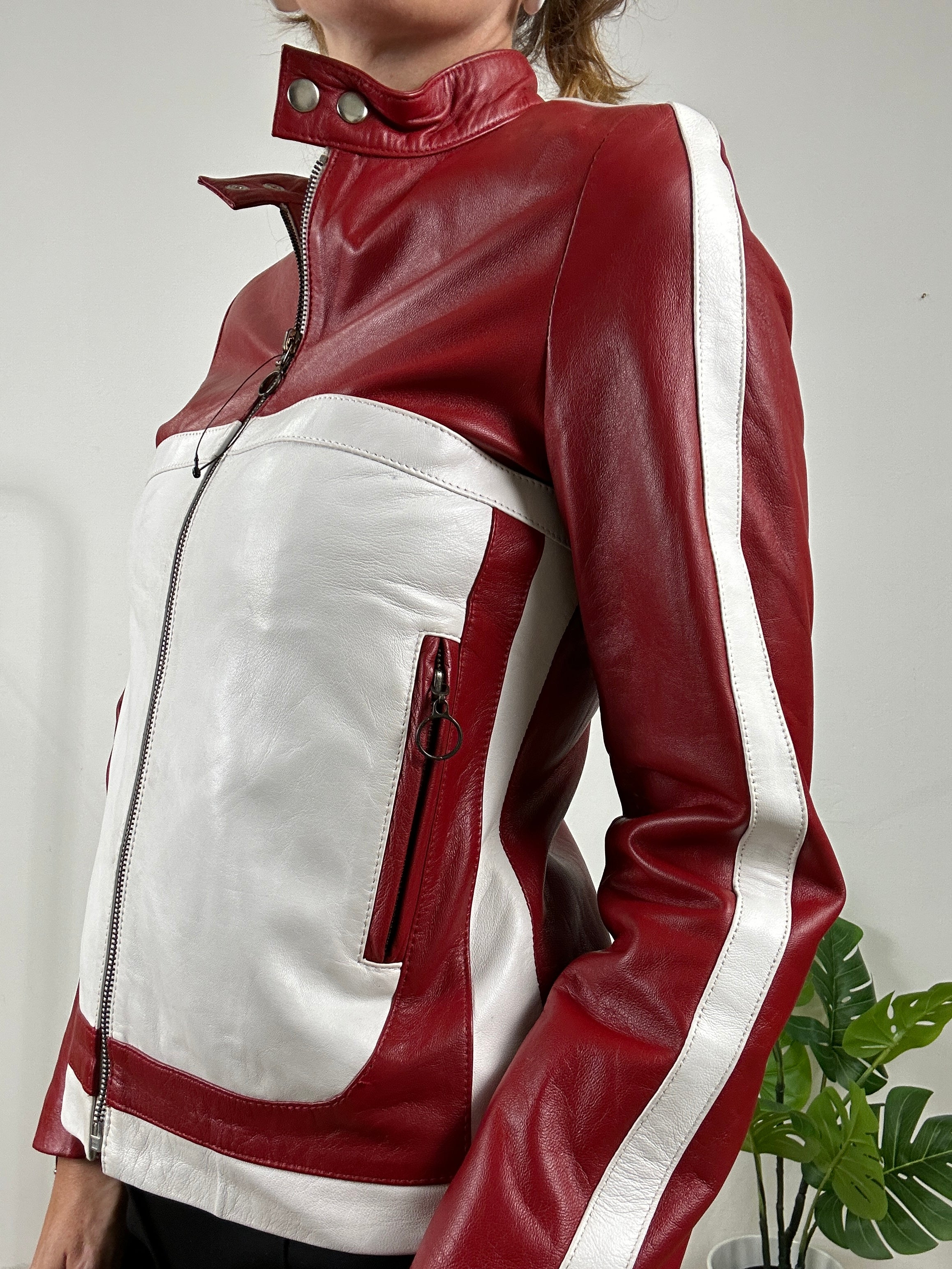 The red y2k jacket