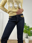 The Just Cavalli gold jeans