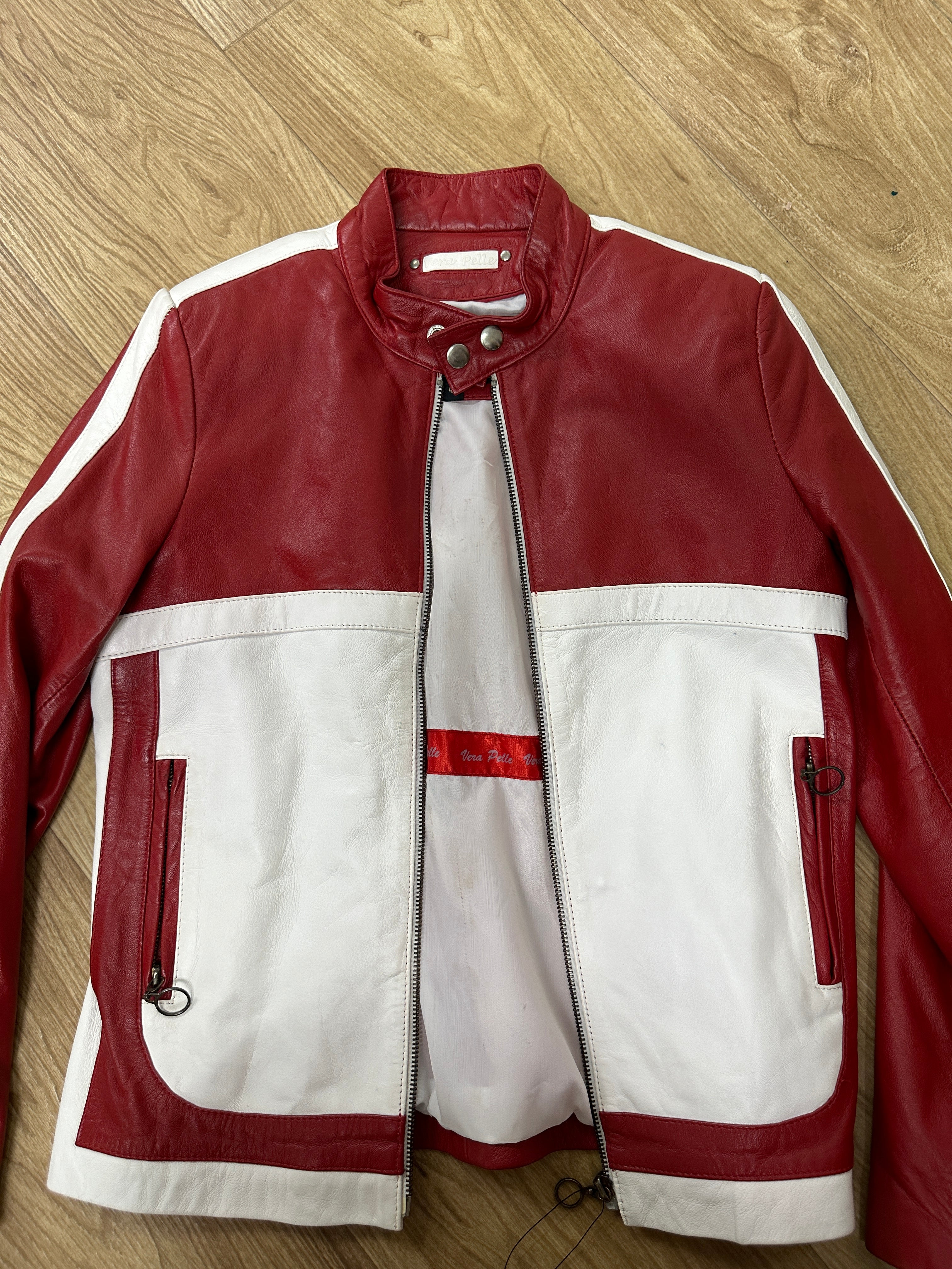 The red y2k jacket