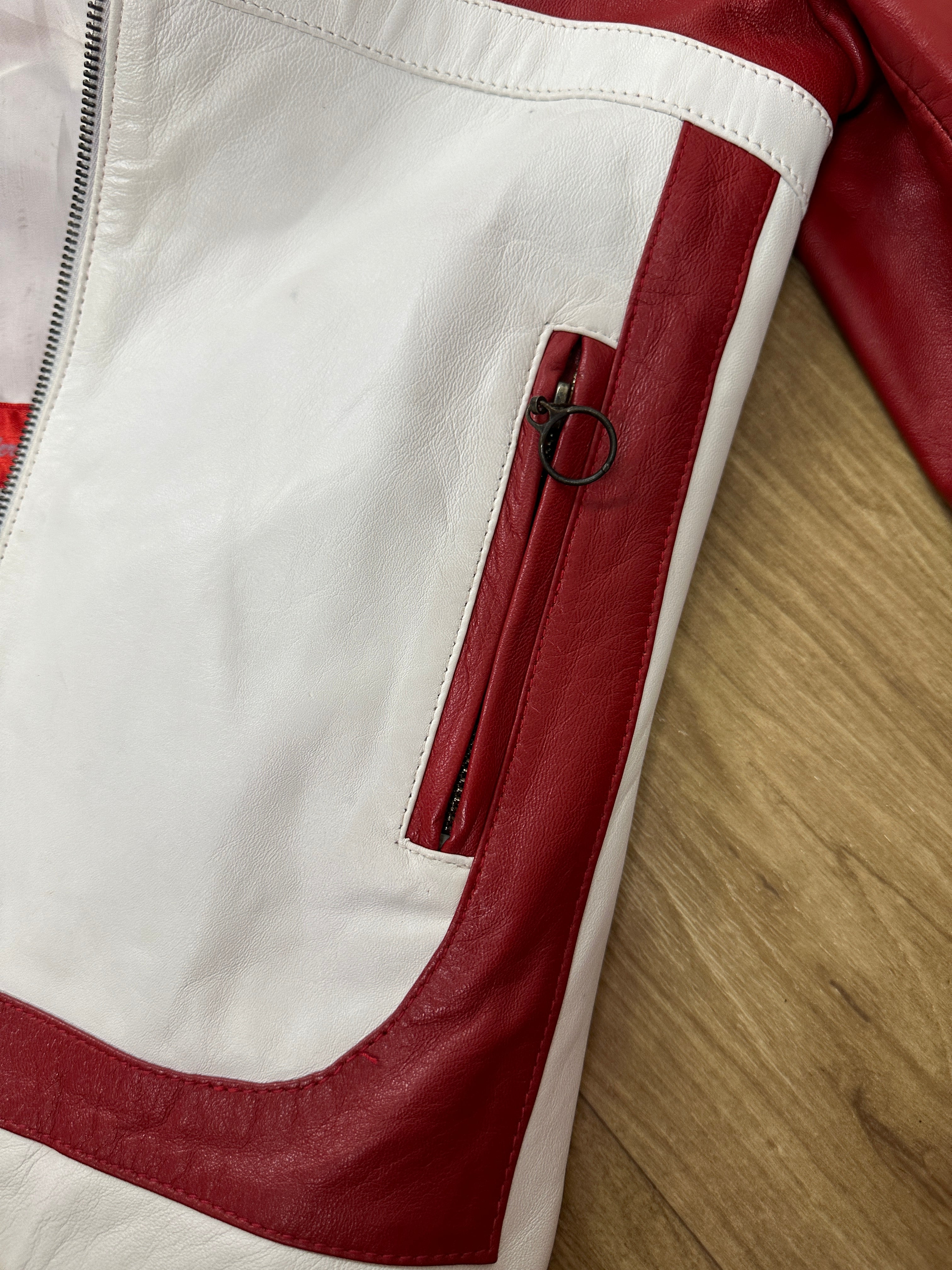 The red y2k jacket