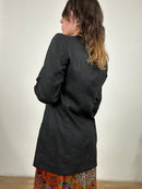 Linen black blazer