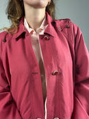 Red 80s trench