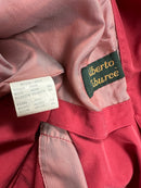 Red 80s trench