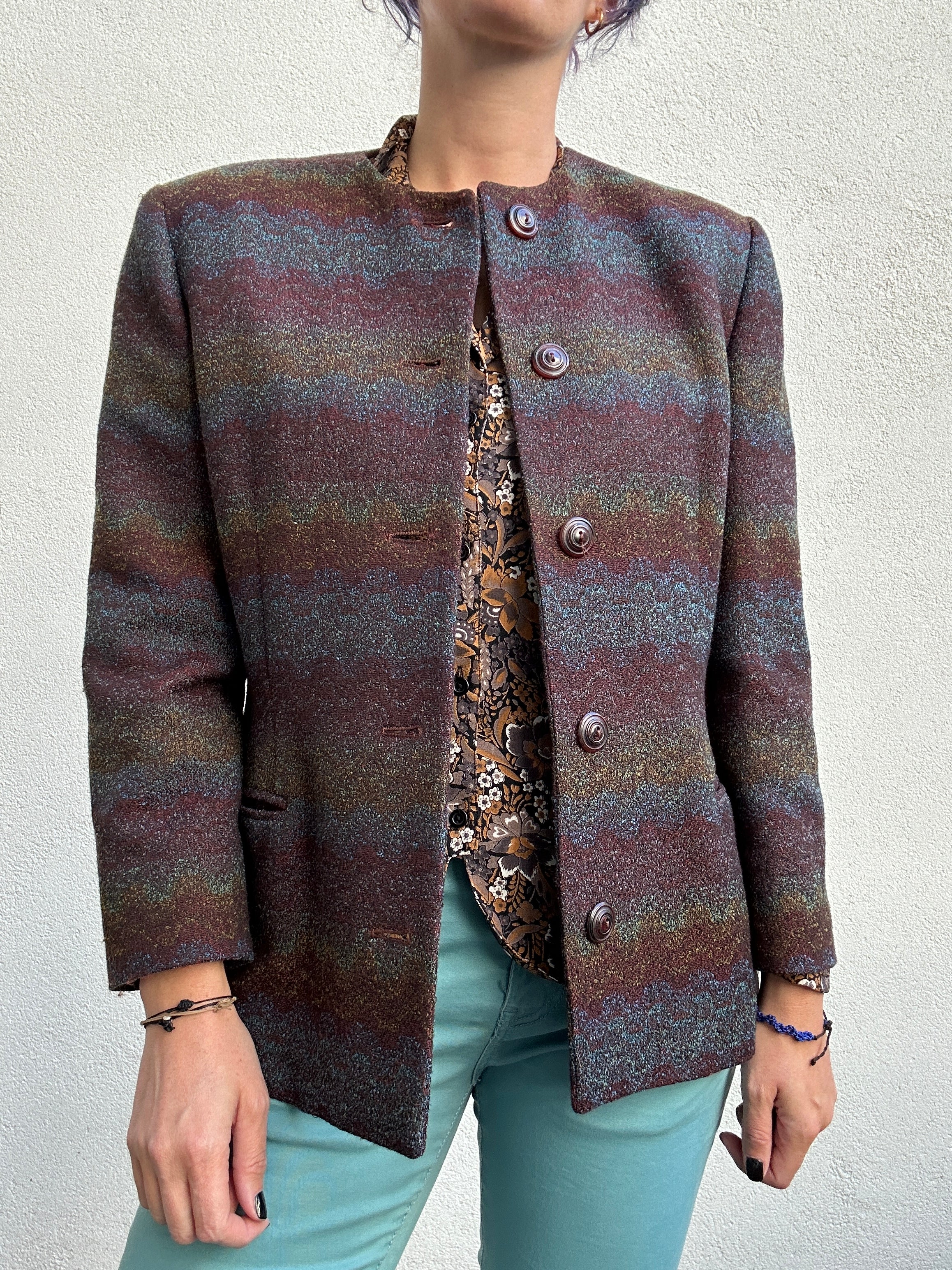 The Missoni shadow blazer