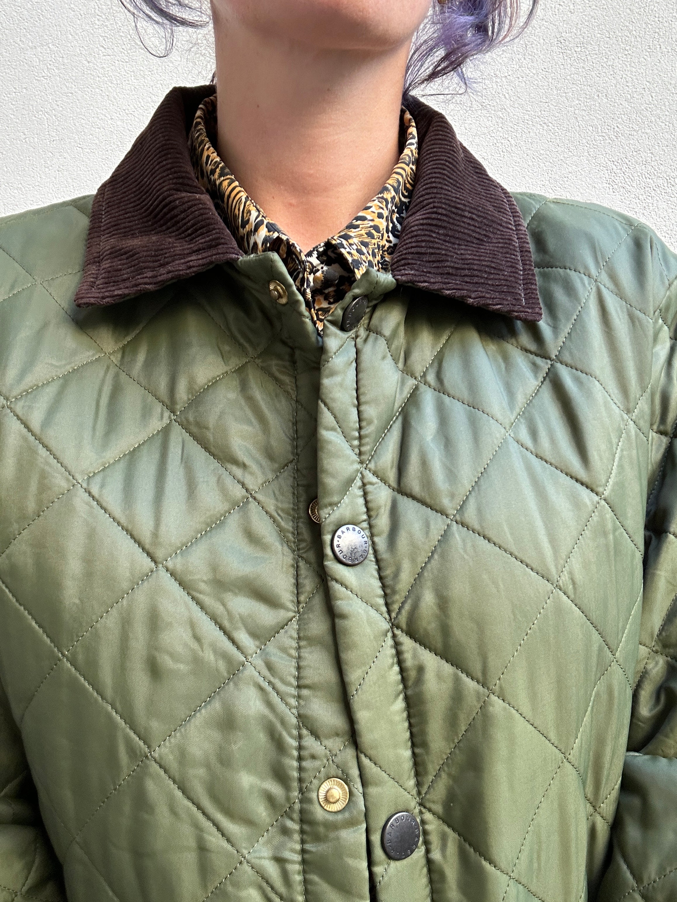 Barbour deep green piumino