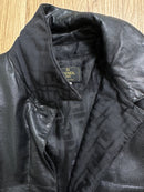 The Fendi leather jacket