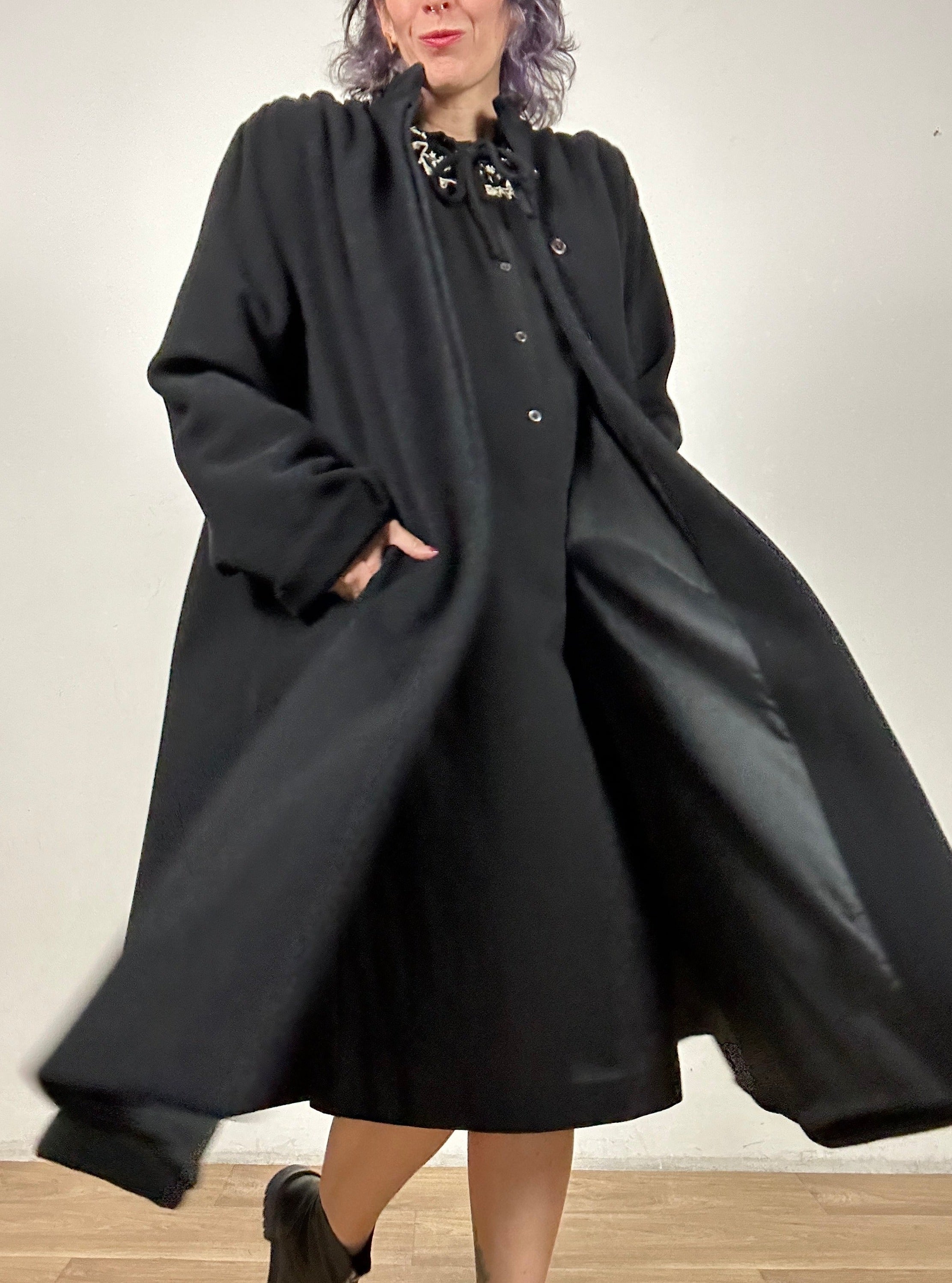 The Mani black coat