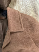 The mix alpaca coat