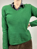 Cashmere green sweater