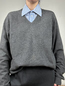 Patch cashmere sweater