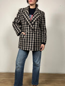 Wool vichy coat