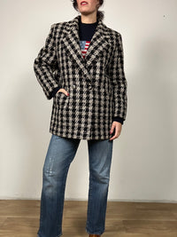 Wool vichy coat