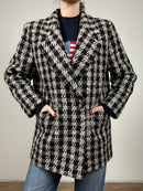 Cappotto con fantasia vichy