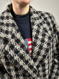 Wool vichy coat