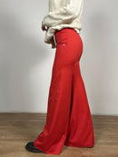 Red 70s pants