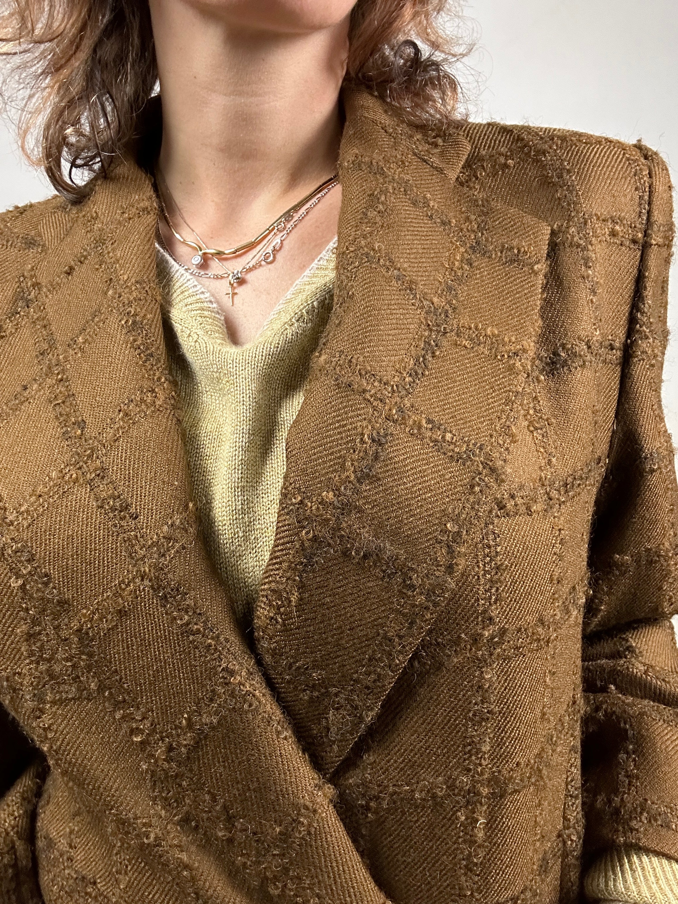 YSL brown blazer