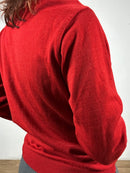 maglione rosso vintage