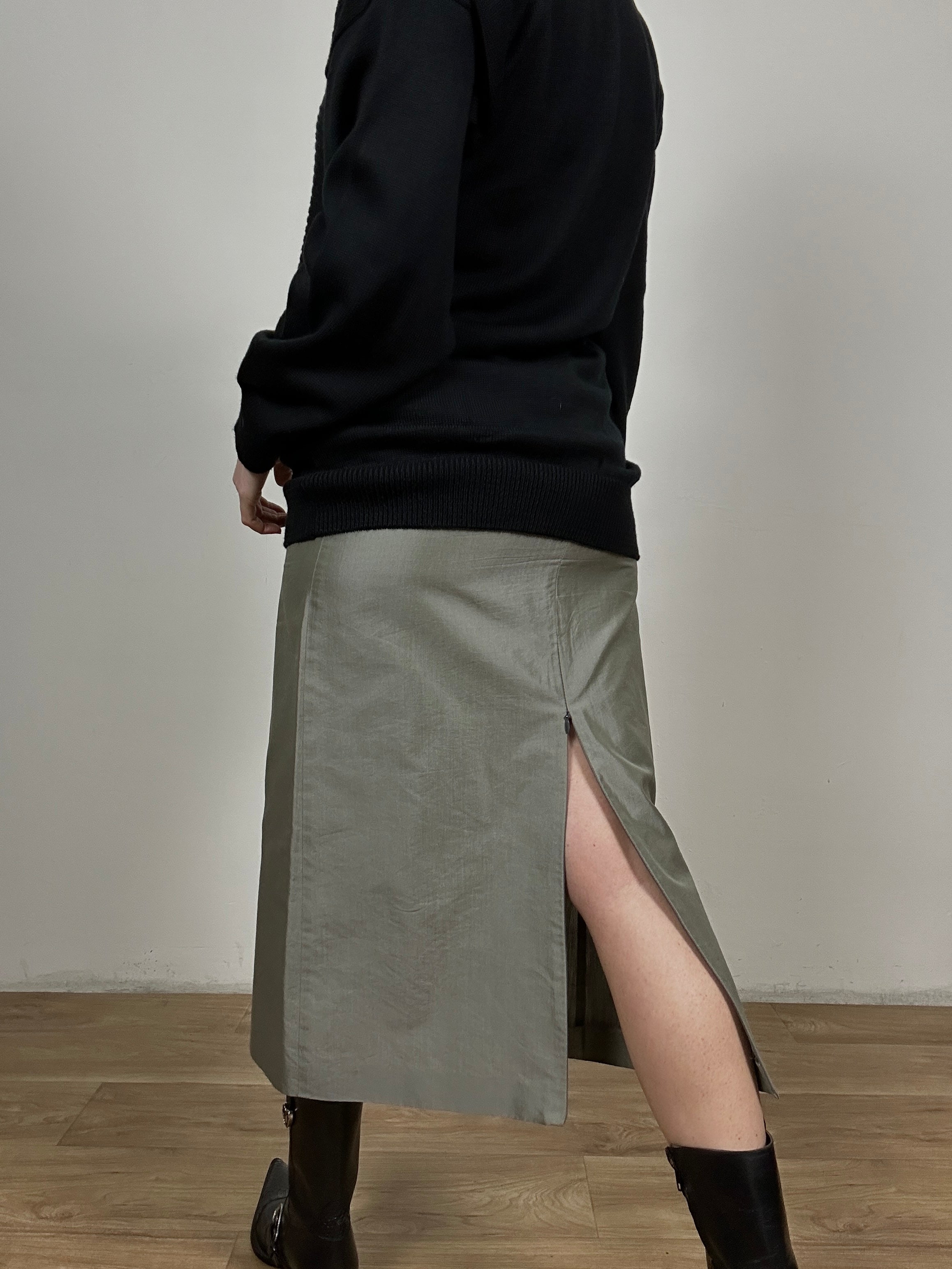 Maxmara silk skirt