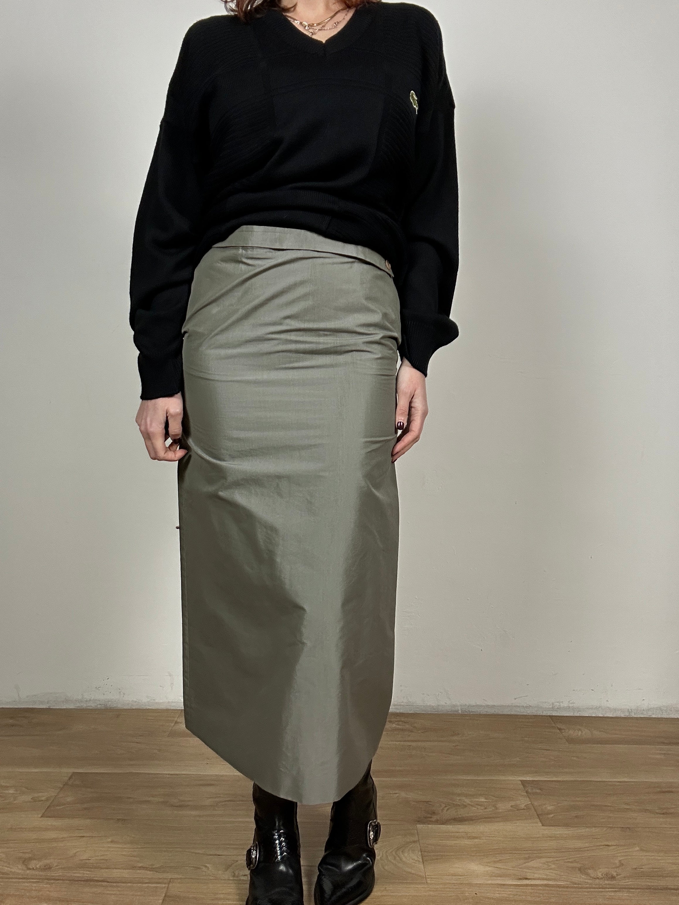 Maxmara silk skirt