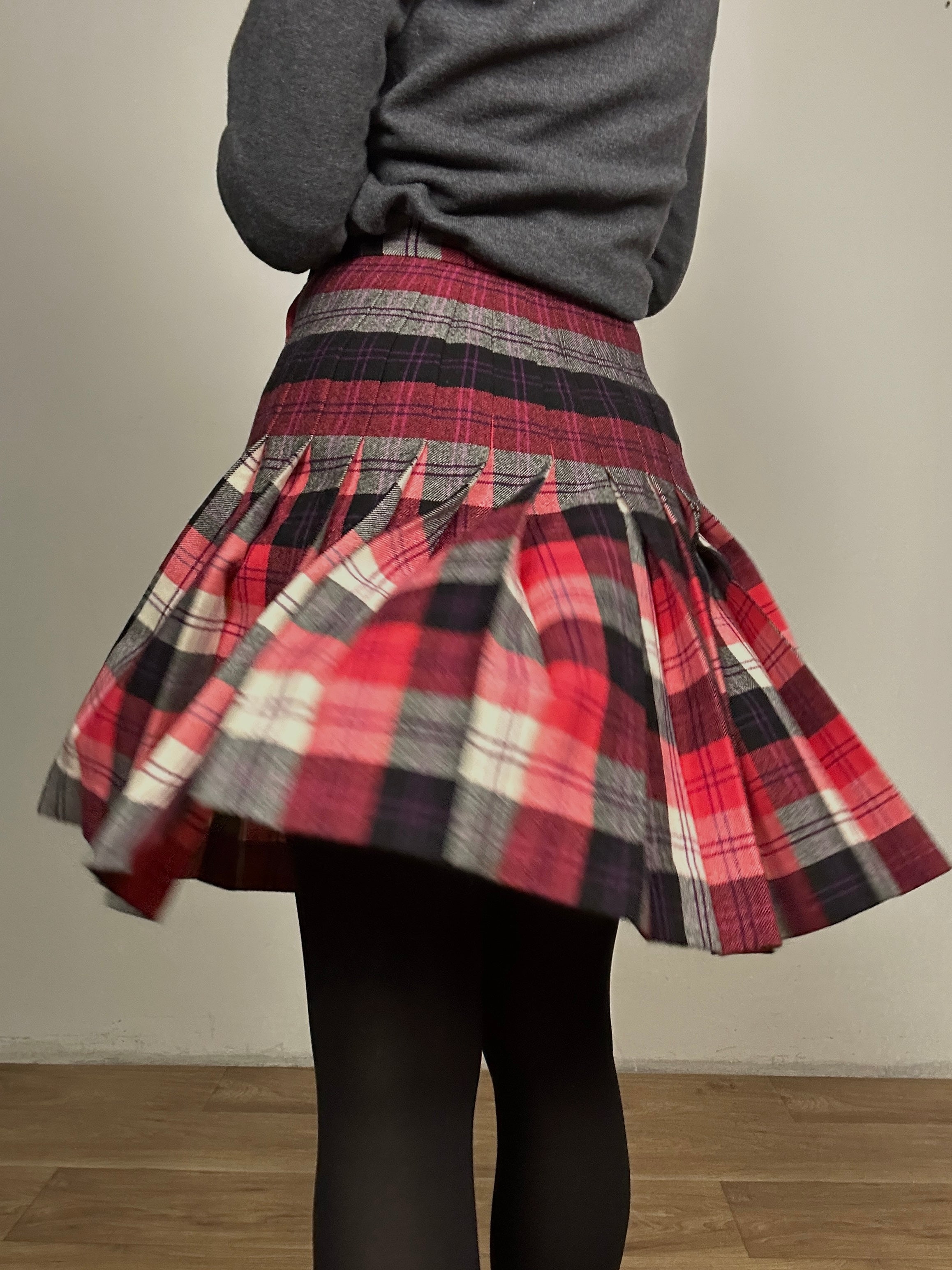 Lanvin tartan skirt