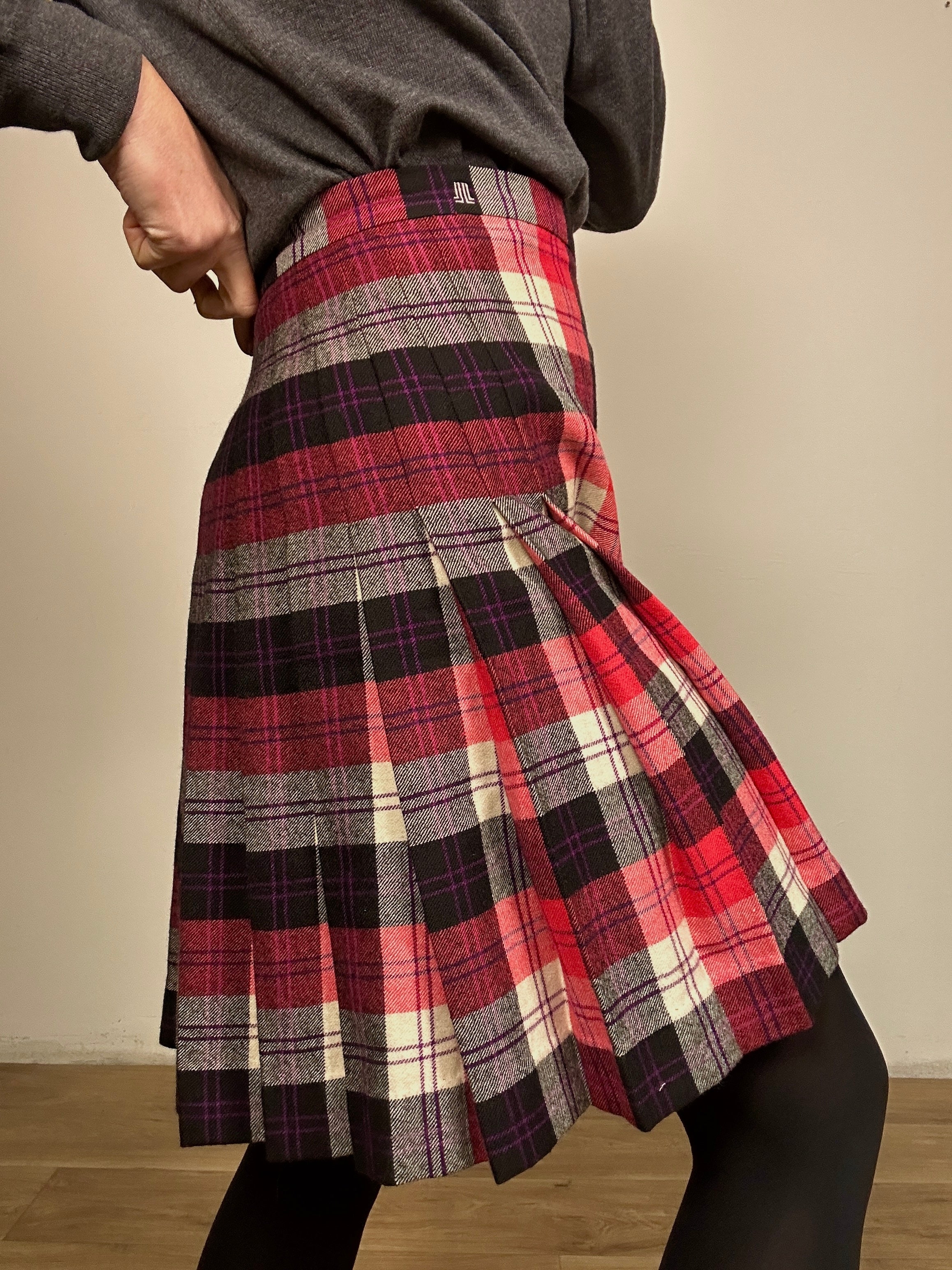 Lanvin tartan skirt