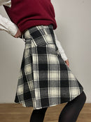 Y2K tartan skirt