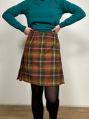 Hot grandma tartan skirt