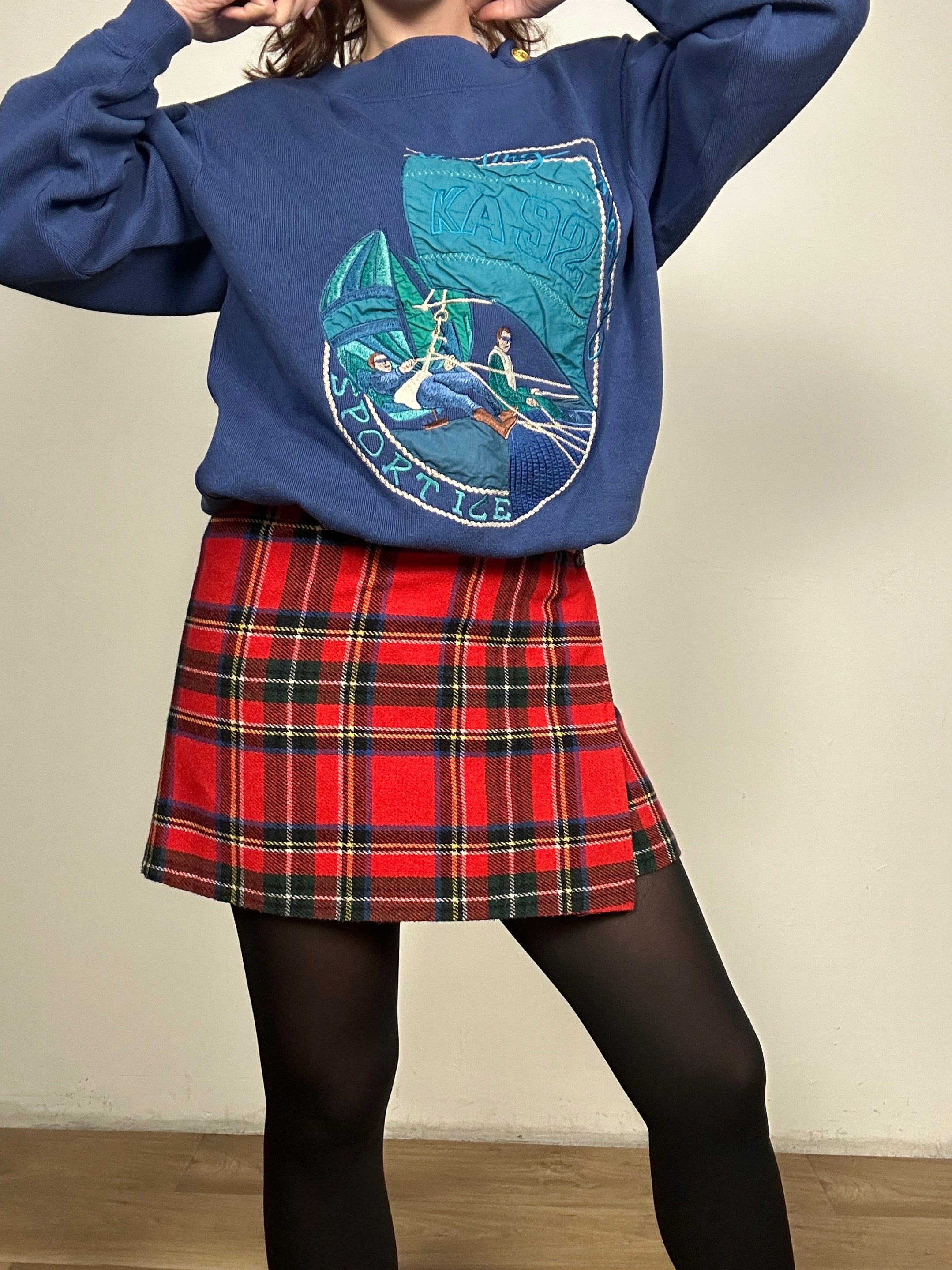 The punk tartan skirt