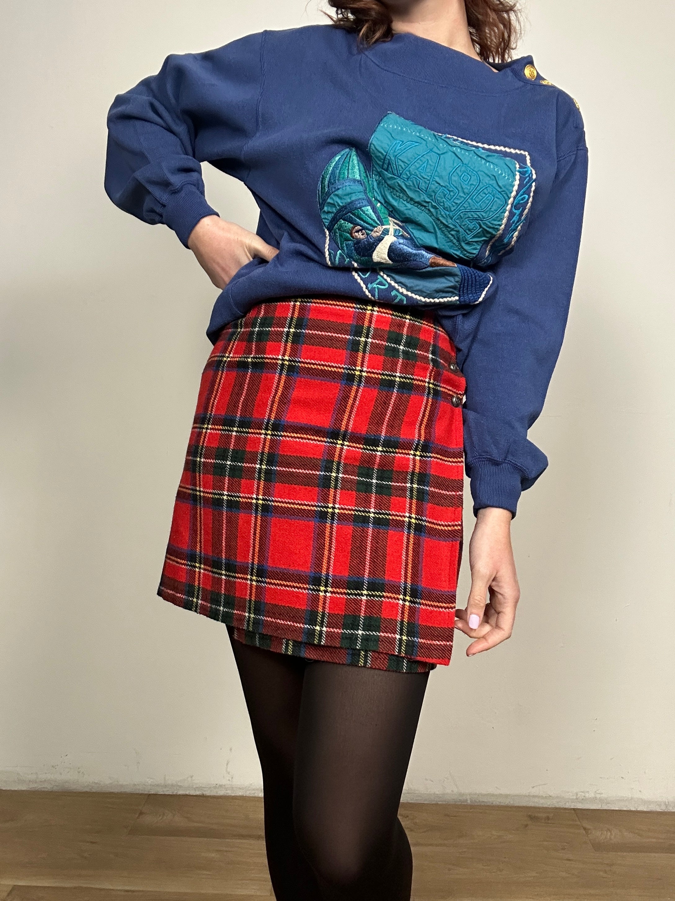 The punk tartan skirt