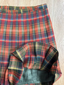 Hot grandma tartan skirt