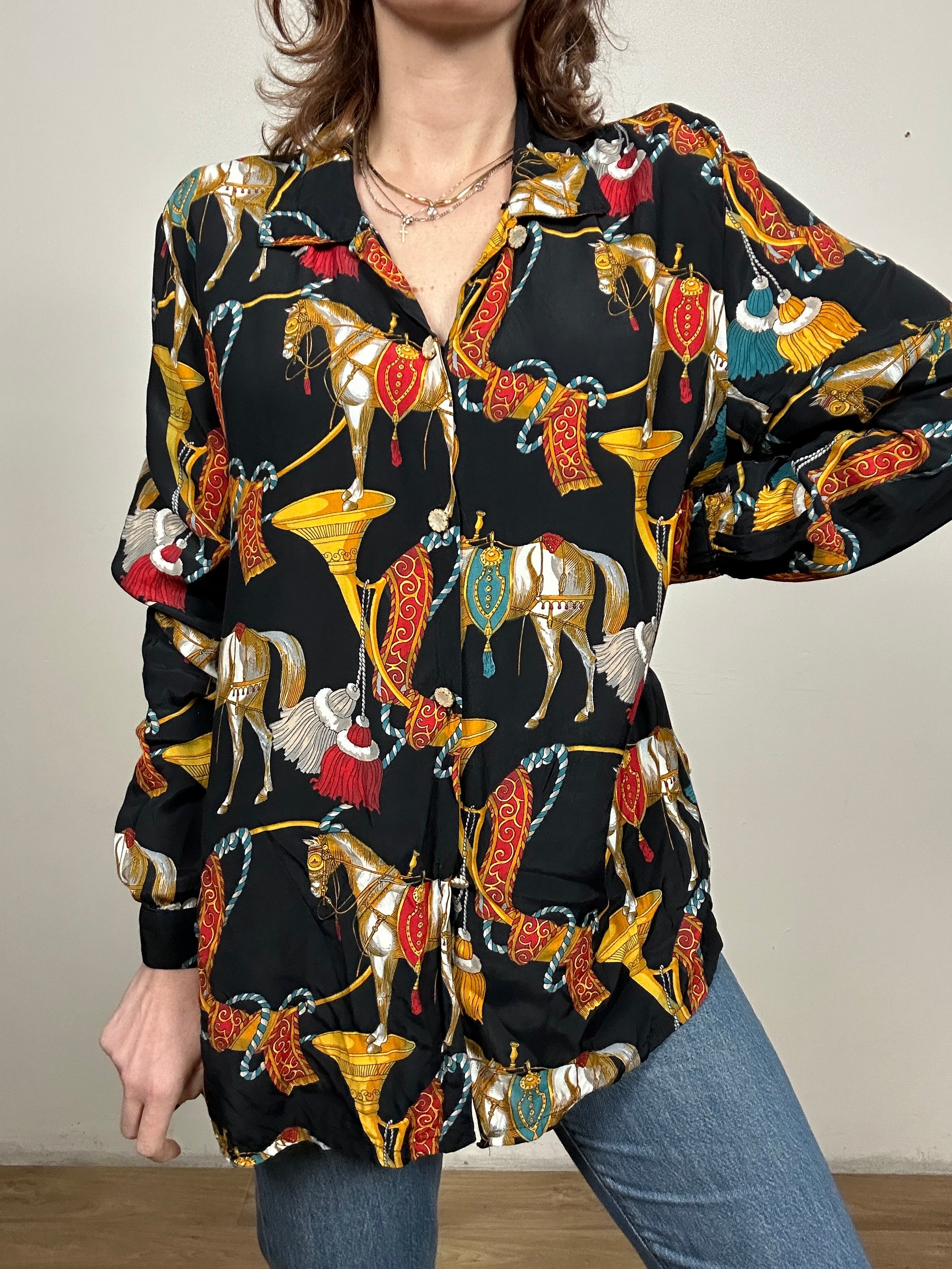 Foulard horse shirt