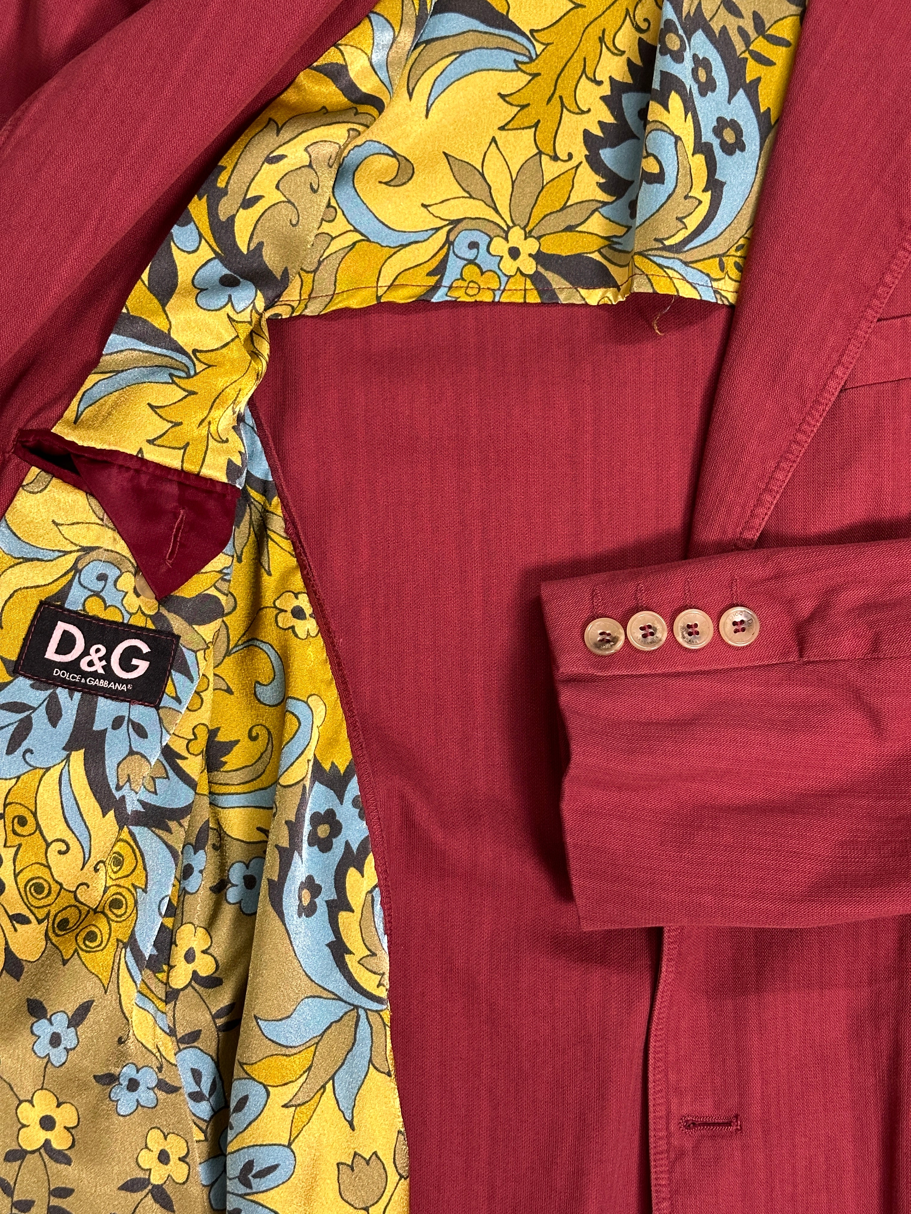 D&G flower blazer