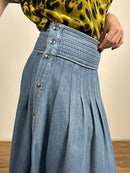 Ruota jeans skirt