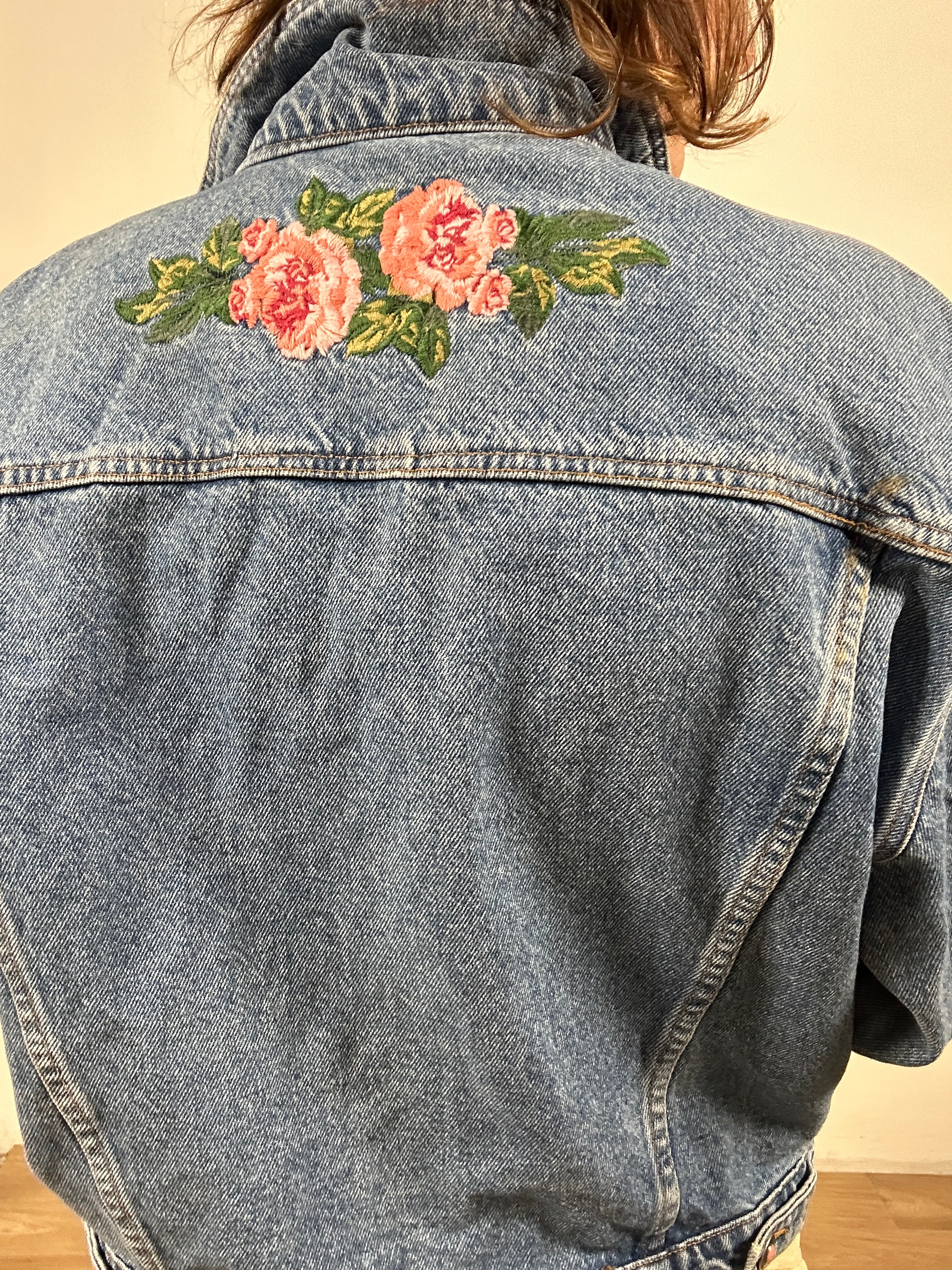 Rosa flowers jacket