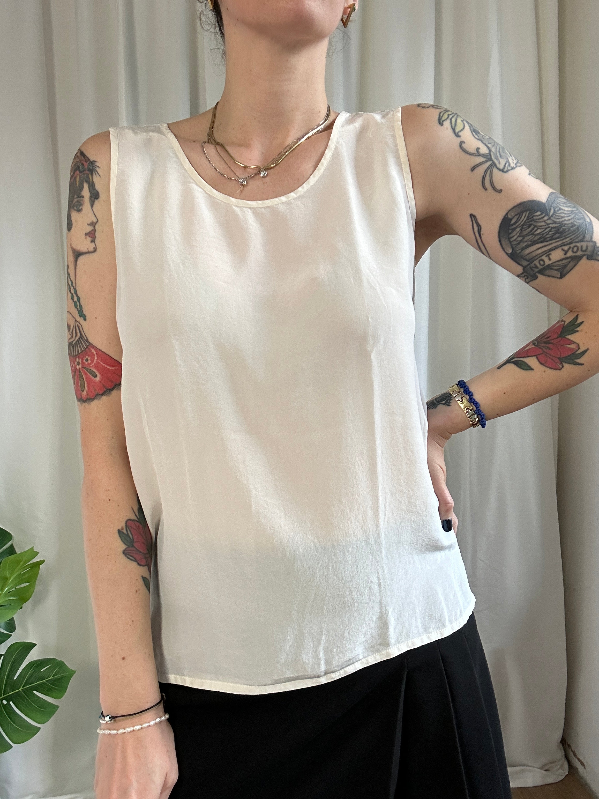 Solo Ivory Silk top