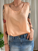 Solo Peach Silk top