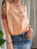 Solo Peach Silk top