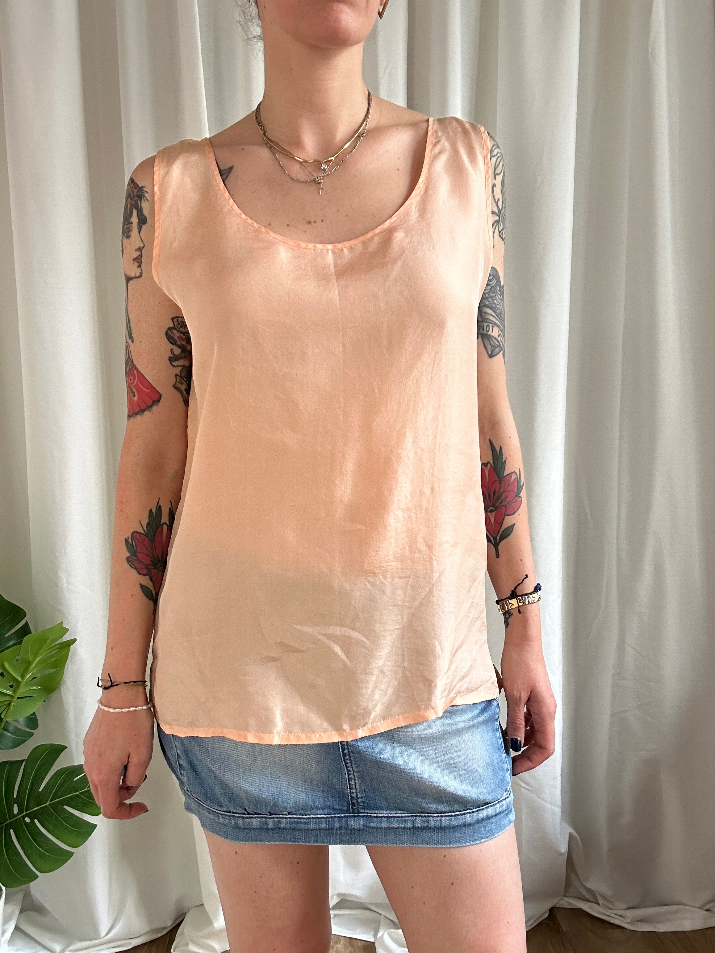 Solo Peach Silk top