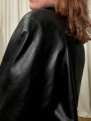 Nappa leather coat