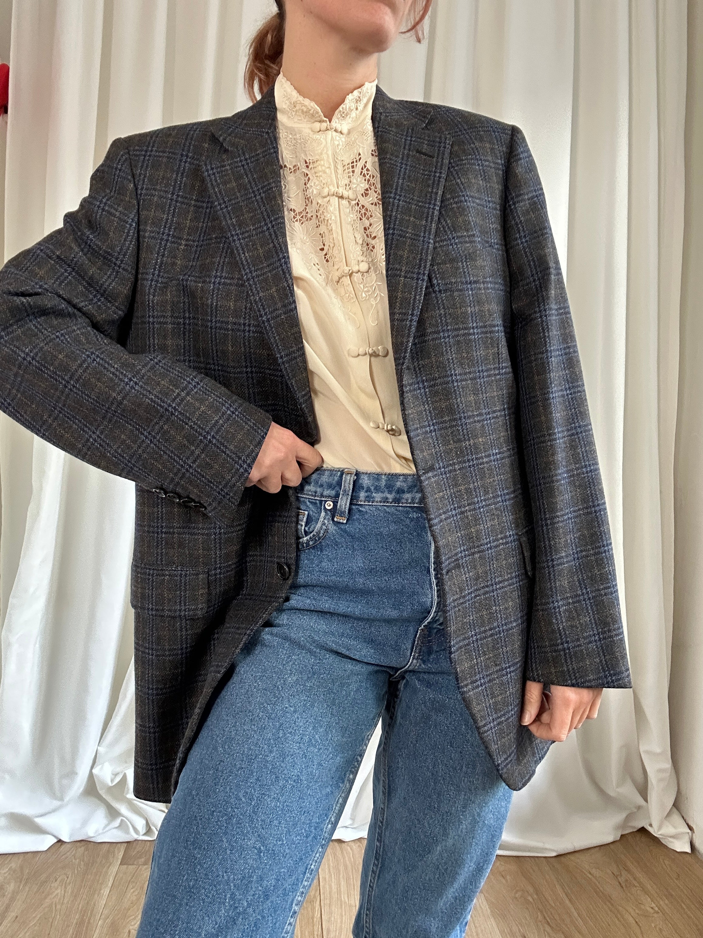 Burberry soft wool blazer